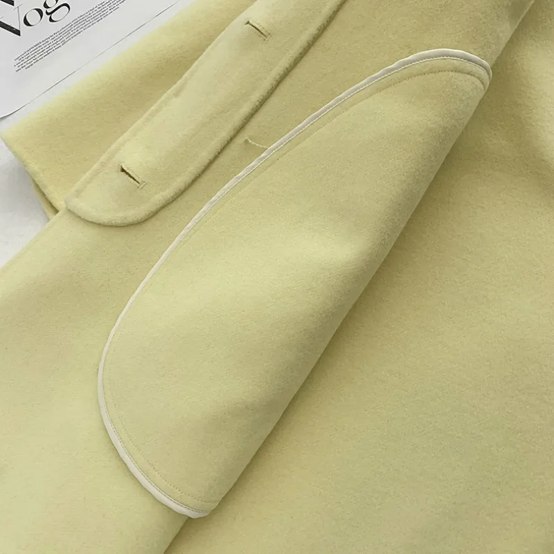 Spring and Autumn New Fashion Classic Trendy Brand Luxury Design Commute Versatile Lapel Girdle Double Faced Nini Wool Coat A3
Spring and Autumn New Fashion Classic Trendy Brand Luxury Design Commute Versatile Lapel Girdle Double Faced Nini Wool Coat A3