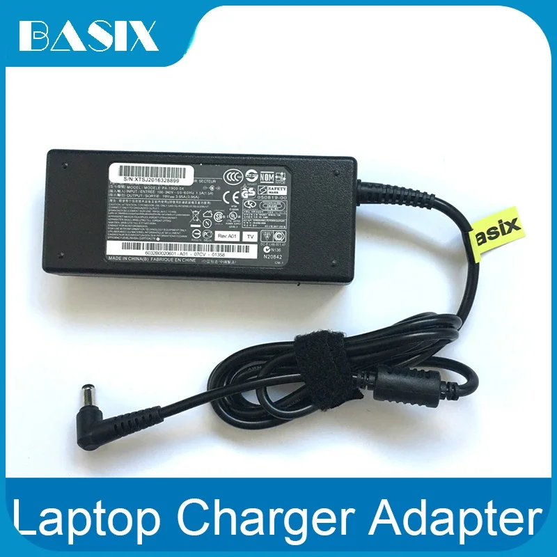 75 Вт 19 в 3.95A адаптер переменного тока зарядное устройство для ноутбука Toshiba Satellite C50 C55 C55D C655D C75D C855D C875 L645 зарядное устройство для ноутбука пост... 
75 Вт 19 в 3.95A адаптер переменного тока зарядное устройство для ноутбука Toshiba Satellite C50 C55 C55D C655D C75D C855D C875 L645 зарядное устройство для ноутбука пост...