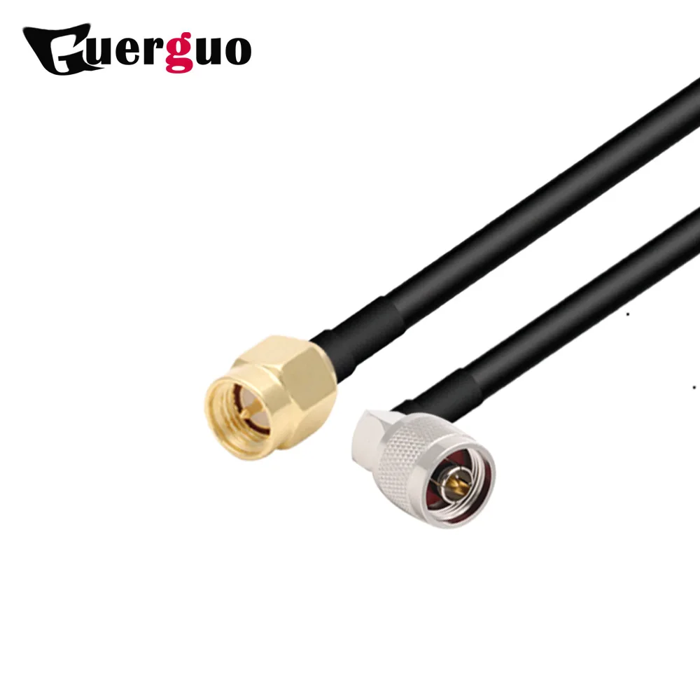 2pcs RG58 Cable N Type Male90° to SMA Male Plug RF Adapter Coaxial Pigtail Extension cable Cord Jumper 1M 2M 5M 10M
2pcs RG58 Cable N Type Male90° to SMA Male Plug RF Adapter Coaxial Pigtail Extension cable Cord Jumper 1M 2M 5M 10M