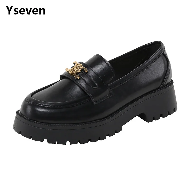 2022 New Spring Shoes Metal Autumn Retro Women Leather Girls Daily Casual Loafers woman Shoes Thick Bottom Platform Round Head
2022 New Spring Shoes Metal Autumn Retro Women Leather Girls Daily Casual Loafers woman Shoes Thick Bottom Platform Round Head