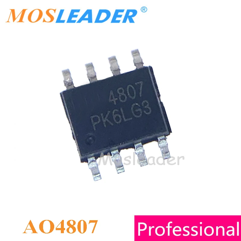 Mosleader AO4807 SOP8 100 шт. 1000 шт., двойной P-канал 4807, сделанный в Китае, высококачественные Mosfets
Mosleader AO4807 SOP8 100 шт. 1000 шт., двойной P-канал 4807, сделанный в Китае, высококачественные Mosfets