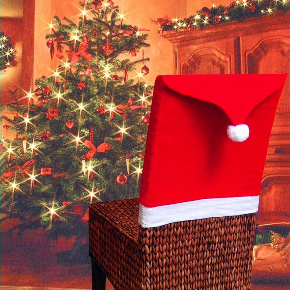 Christmas Santa Hat Chair Back Cover Home Party Dinner Table Decorative Case Festive Art Kitchen New Year Accessory
Christmas Santa Hat Chair Back Cover Home Party Dinner Table Decorative Case Festive Art Kitchen New Year Accessory