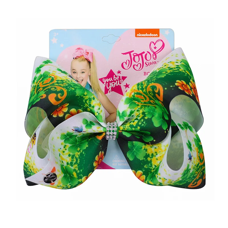 8 "банты для вечеринки Jojo Siwa большие банты волос девочек заколка бант