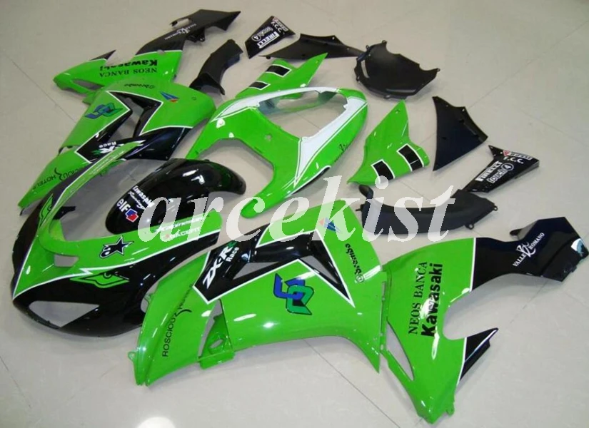 4 Gifts New ABS Motorcycle Full Fairings kit Fit For Kawasaki Ninja ZX-10R ZX10R 2006 2007 06 07 Custom Green black
4 Gifts New ABS Motorcycle Full Fairings kit Fit For Kawasaki Ninja ZX-10R ZX10R 2006 2007 06 07 Custom Green black