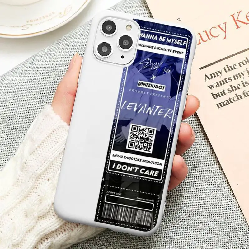 Stray Kids Air tickets Design Phone Case Candy Color for iPhone 11 12 mini pro XS MAX 8 7 6 6S Plus X 5S SE 2020 XR
Stray Kids Air tickets Design Phone Case Candy Color for iPhone 11 12 mini pro XS MAX 8 7 6 6S Plus X 5S SE 2020 XR