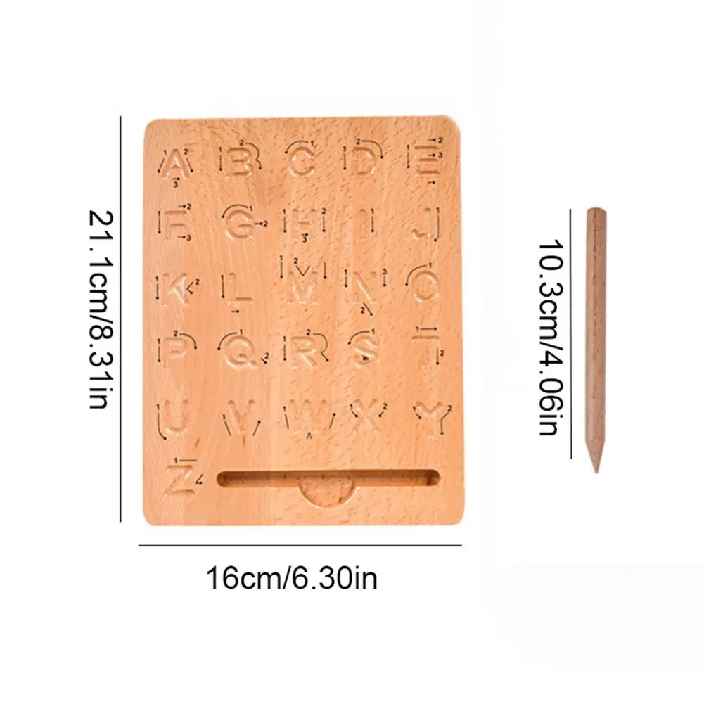 Wood Alphabet Tracing Board Letters Wooden Letters Large Print Letters For Toddler To Preschool Reversible Double-Sided Letters
Wood Alphabet Tracing Board Letters Wooden Letters Large Print Letters For Toddler To Preschool Reversible Double-Sided Letters