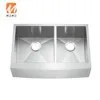 Durable quality stainless steel basin apron kitchen sink with accessories
Durable quality stainless steel basin apron kitchen sink with accessories