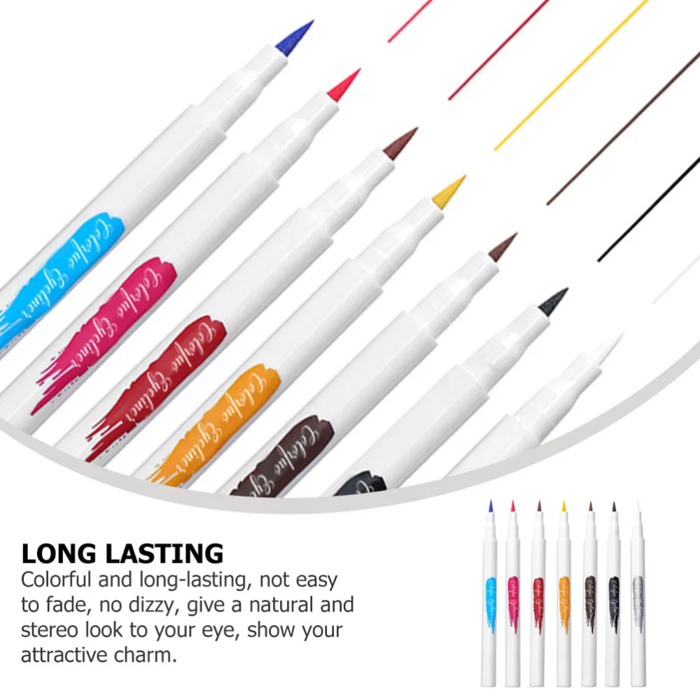 7 Colors Woman Eyeliner Pencil Colorful Eye Line Pencils Girl Makeup Accessories
7 Colors Woman Eyeliner Pencil Colorful Eye Line Pencils Girl Makeup Accessories