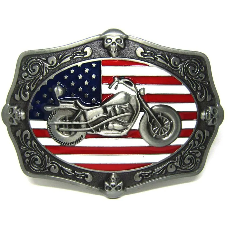 

Американский флаг в байкерском стиле с ремешком и пряжкой стильный Западный Стиль ковбойский ремень в стиле вестерн пряжки череп пряжка дл...