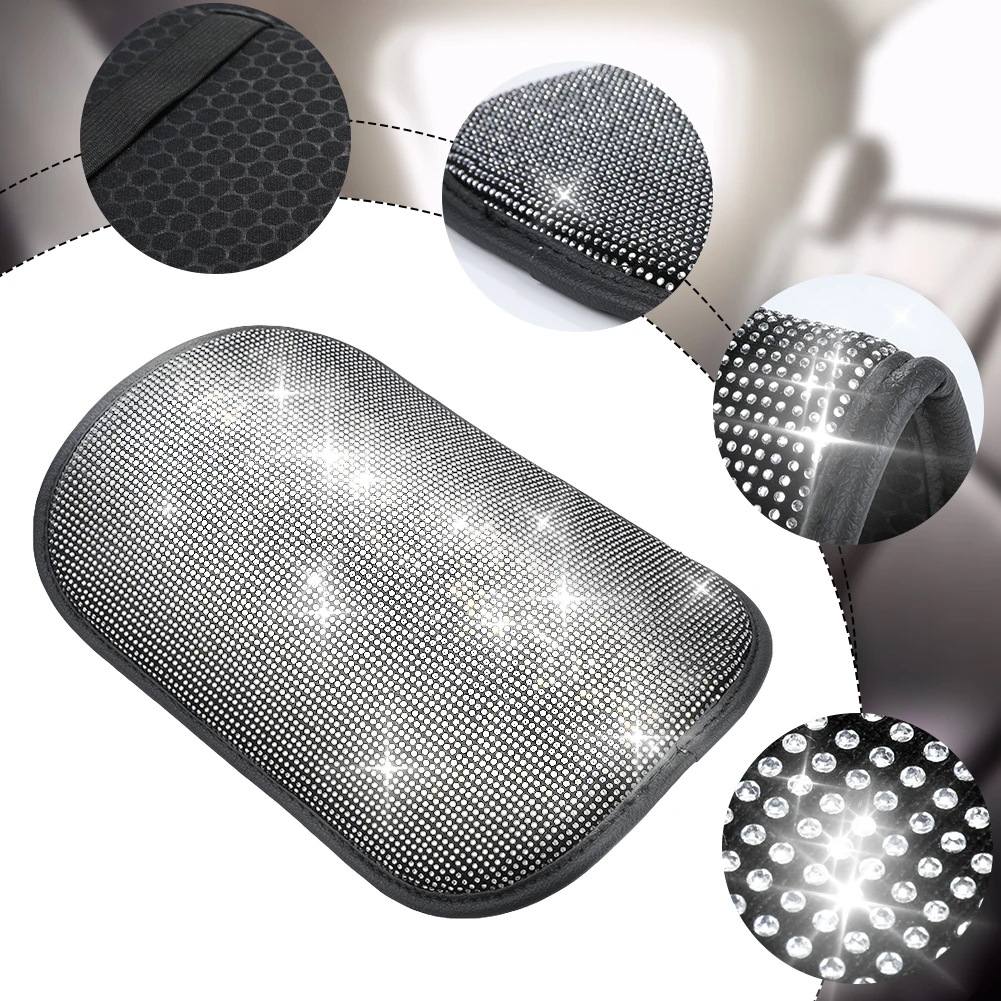 Universal Car Center Console Cover Luster Crystal Diamond Crystal Arm Rest Padding Protective Case Diamond Car Decor Accessories
Universal Car Center Console Cover Luster Crystal Diamond Crystal Arm Rest Padding Protective Case Diamond Car Decor Accessories
