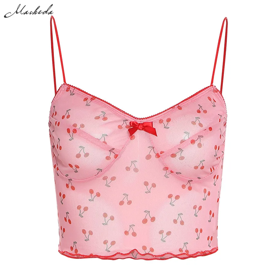 Summer Fashion Cherry Printing Slim Tank Top Women Sleeveless V Neck Clothing Y2K Lady Casual Vacation Cropped Top 2021
Summer Fashion Cherry Printing Slim Tank Top Women Sleeveless V Neck Clothing Y2K Lady Casual Vacation Cropped Top 2021