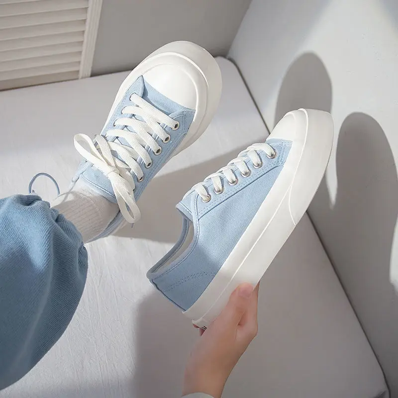 Canvas Shoes Women 2021 New Girls Japanese All-match Shoes Early Autumn Harajuku Style Thick-soled White Shoes Tide
Canvas Shoes Women 2021 New Girls Japanese All-match Shoes Early Autumn Harajuku Style Thick-soled White Shoes Tide