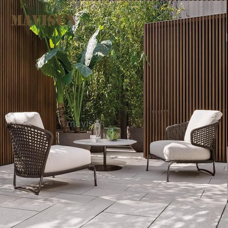Outdoor Nordic Modern Relaxing Rattan Sofa And Waiting Coffee Table Waterproof Simple Lounge Chairs For Garden Party
Outdoor Nordic Modern Relaxing Rattan Sofa And Waiting Coffee Table Waterproof Simple Lounge Chairs For Garden Party