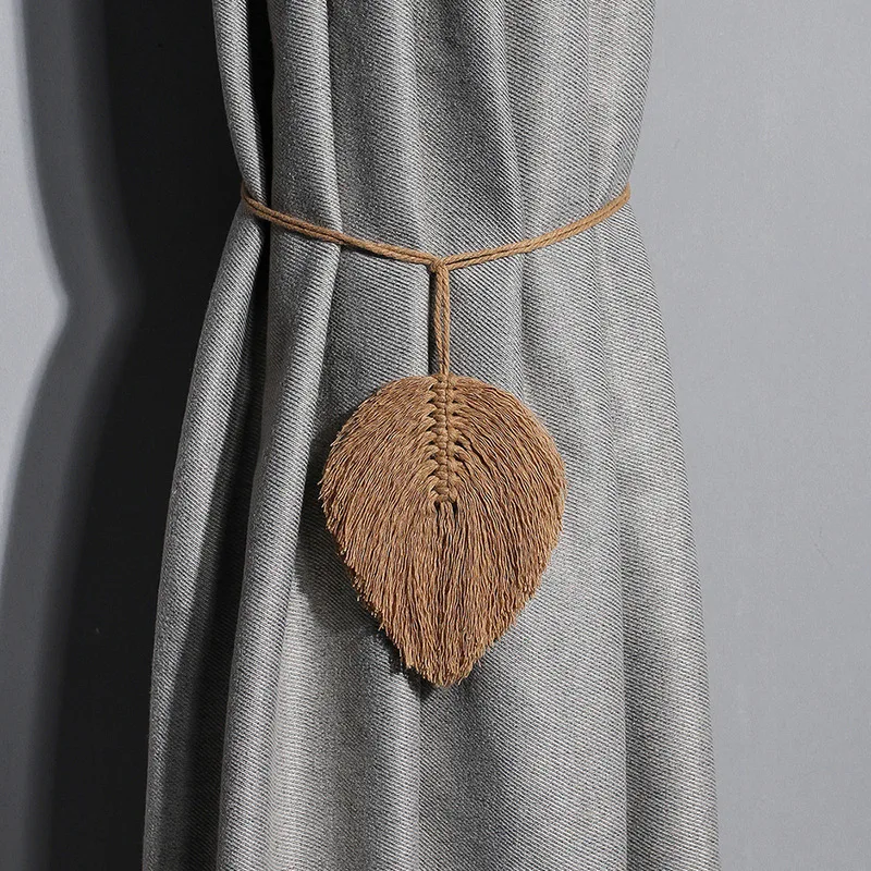 1Pcs Leaf Shaped Cotton Curtain Tieback Macrame Mosquito Net Holder Curtain Decorative Accessories Nordic Home Decoration
1Pcs Leaf Shaped Cotton Curtain Tieback Macrame Mosquito Net Holder Curtain Decorative Accessories Nordic Home Decoration