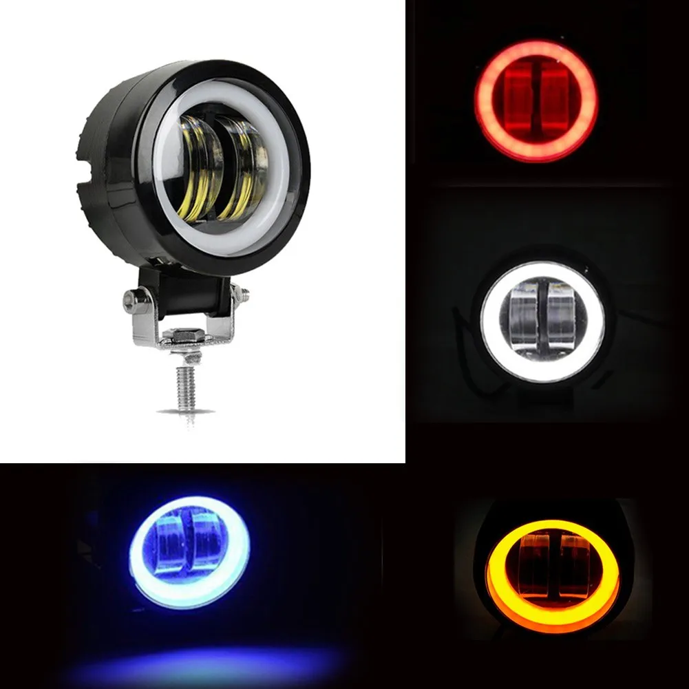 1PCS/1PC 12V-80V Waterproof Round Angel Eyes LED Light Portable Spotlights Motorcycle Offroad Truck Driving Car Boat Work Light
1PCS/1PC 12V-80V Waterproof Round Angel Eyes LED Light Portable Spotlights Motorcycle Offroad Truck Driving Car Boat Work Light