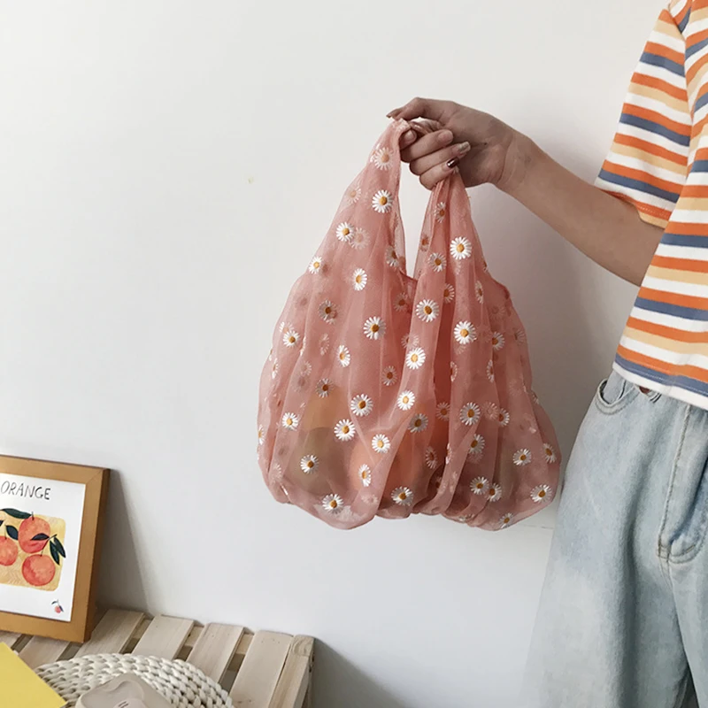 2021 New Pattern Women's Handbag Mesh Embroidery Daisy Out Sandy Beach Package Large Capacity Shoping Single Shoulder Bag
2021 New Pattern Women's Handbag Mesh Embroidery Daisy Out Sandy Beach Package Large Capacity Shoping Single Shoulder Bag