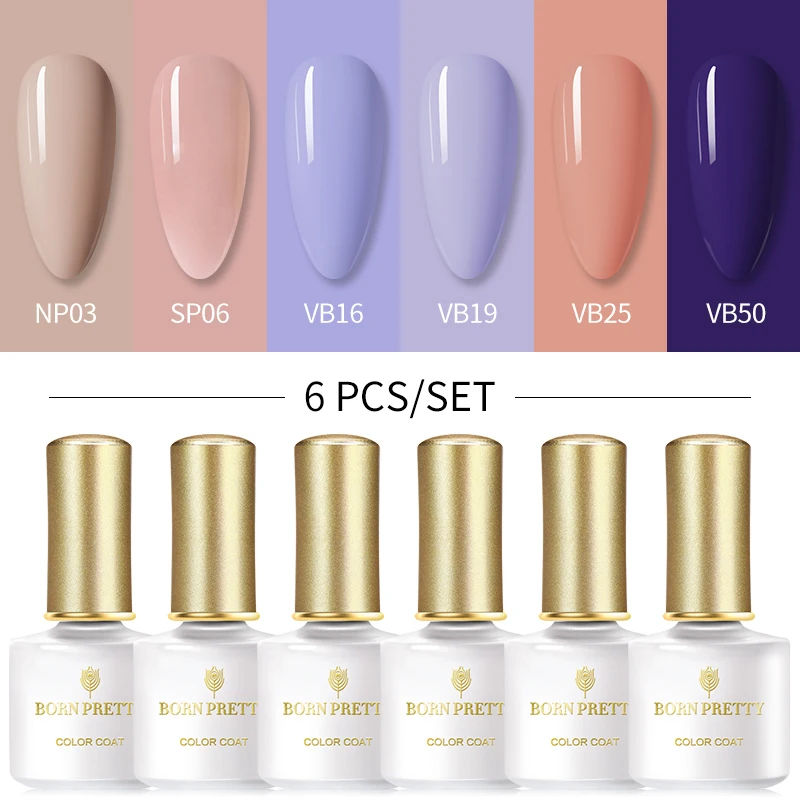 BORN PRETTY Nail Gel Polish Set Brigt Color 6PCS Nail Kit Soak Off UV Gel Polish Nail Art Gel Kit Hybrid Varnish Semi-Permanent
BORN PRETTY Nail Gel Polish Set Brigt Color 6PCS Nail Kit Soak Off UV Gel Polish Nail Art Gel Kit Hybrid Varnish Semi-Permanent