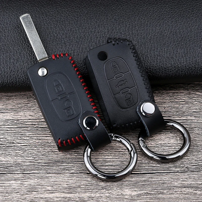 Leather Car Key Cover Case For Citroen C2 C3 C4 C5 C6 C8 Xsara Picasso For Peugeot 107 206 207 208 306 307 308 407 408 508 RCZ
Leather Car Key Cover Case For Citroen C2 C3 C4 C5 C6 C8 Xsara Picasso For Peugeot 107 206 207 208 306 307 308 407 408 508 RCZ