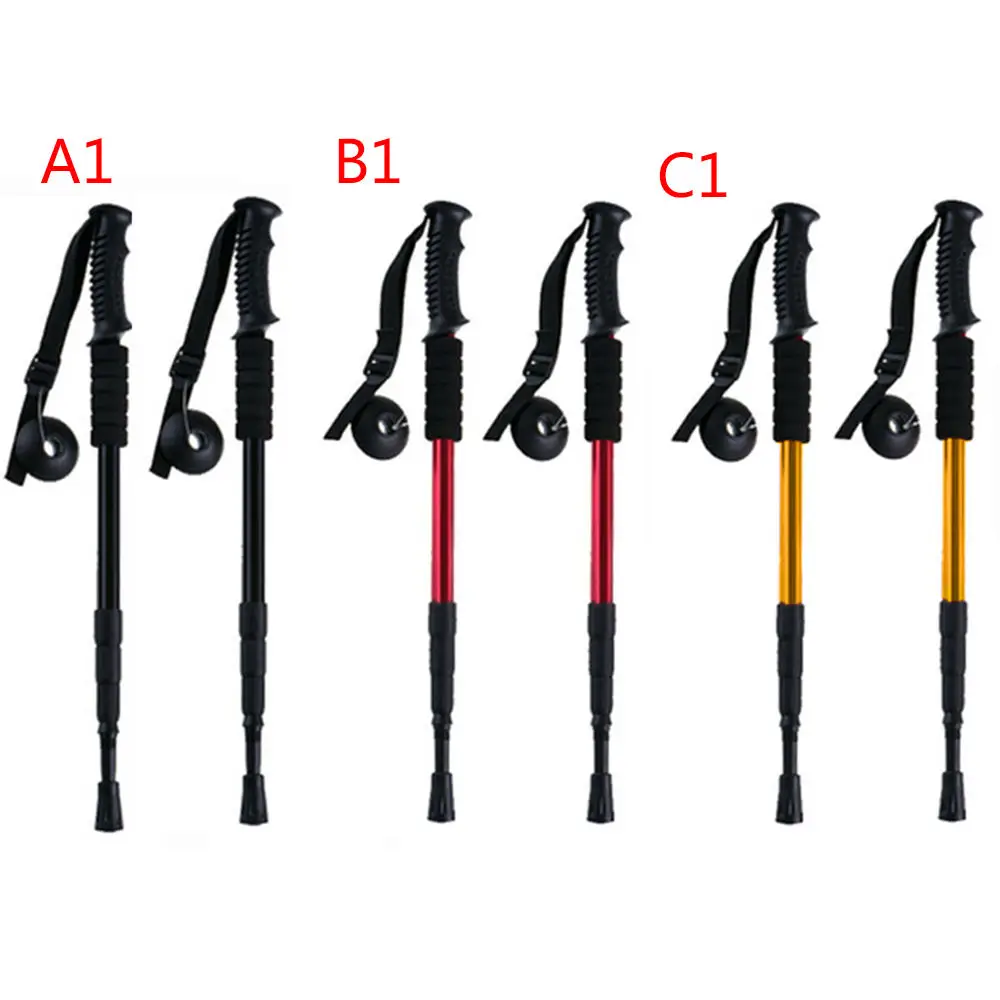 2pcs Outdoor Hunging Alpenstock Straight Shank Trekking Poles Ultralight Adjustable Walking Sticks for Travel Hiking
2pcs Outdoor Hunging Alpenstock Straight Shank Trekking Poles Ultralight Adjustable Walking Sticks for Travel Hiking