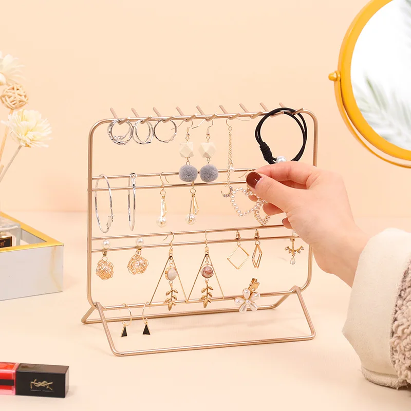 Modern simplicity Wrought iron Jewelry stand Wall shelves jewelry storage rack Creative home living room decoration accessories
Modern simplicity Wrought iron Jewelry stand Wall shelves jewelry storage rack Creative home living room decoration accessories
