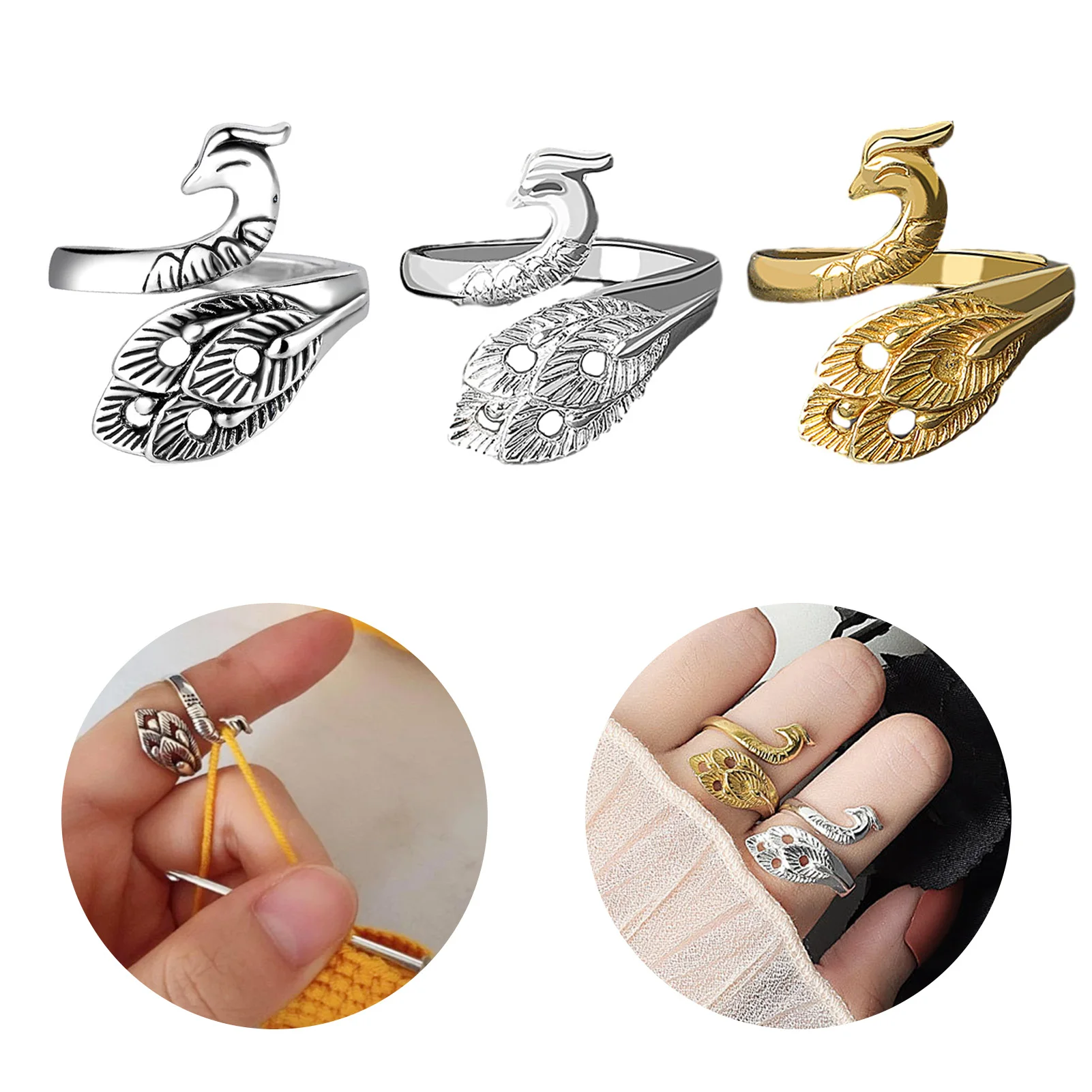Knitting Ring Adjust Finger Wear Thimble Yarn Guide Finger Thimble DIY Crafts Knitting Loop Crochet Loop Knitting Accessories
Knitting Ring Adjust Finger Wear Thimble Yarn Guide Finger Thimble DIY Crafts Knitting Loop Crochet Loop Knitting Accessories
