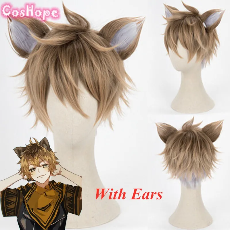 Ruggie Bucchi, для косплея «страна чудес», с короткими коричневыми волосами для косплея с ушами, термостойкие синтетические парики для аниме, для ...
Ruggie Bucchi, для косплея «страна чудес», с короткими коричневыми волосами для косплея с ушами, термостойкие синтетические парики для аниме, для ...