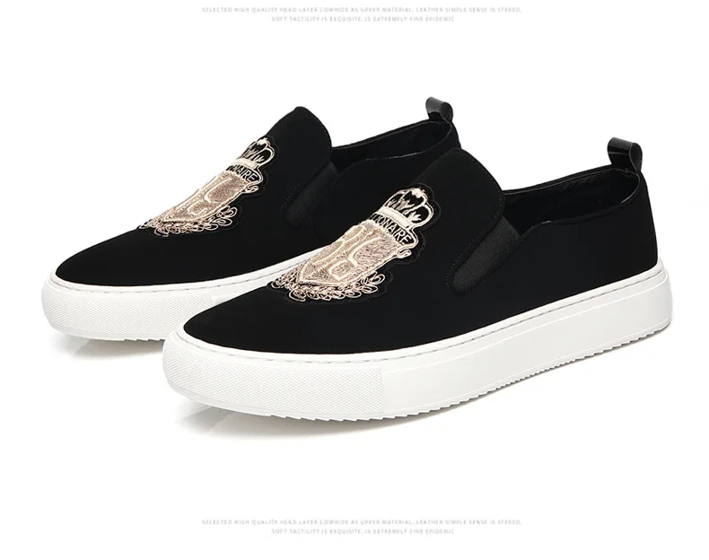 2020 Autumn New Men Leather Casual Shoes Man Fashion Slip-On Luxury Embroidery Suede Leather Shoes Trend Loafers
2020 Autumn New Men Leather Casual Shoes Man Fashion Slip-On Luxury Embroidery Suede Leather Shoes Trend Loafers