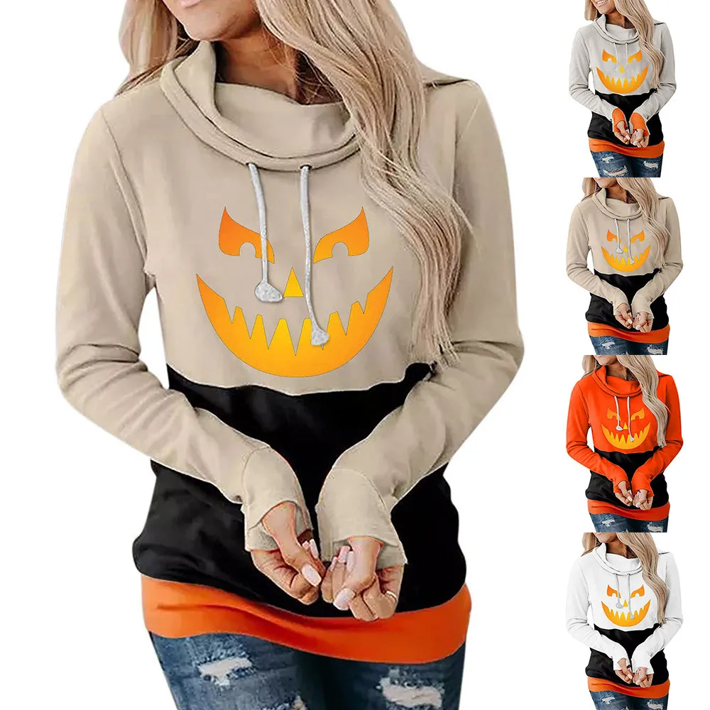 Women Halloween Long Sleeve Hoodie Sweatshirt Fall Casual Hooded Pullover Tops For Women Halloween Theme Print Long Sleeve New
Women Halloween Long Sleeve Hoodie Sweatshirt Fall Casual Hooded Pullover Tops For Women Halloween Theme Print Long Sleeve New