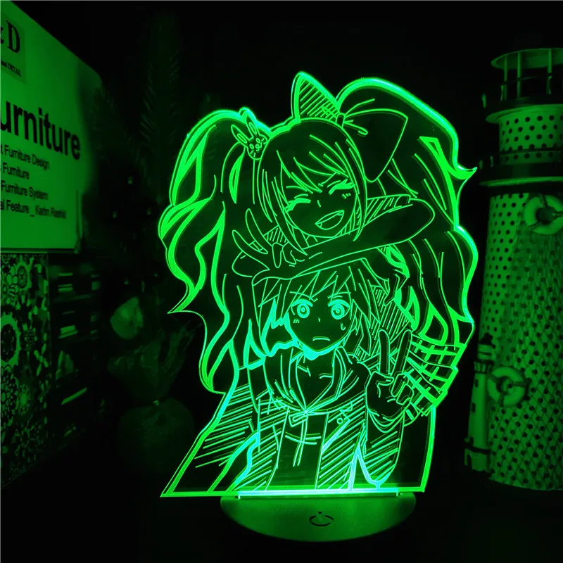 Danganronpa junko and makoto 3D Lamp Anime LED Lighting Lamp Acrylic RGB Nightlight for Home Room Decor Kids Child Birthday Gift
Danganronpa junko and makoto 3D Lamp Anime LED Lighting Lamp Acrylic RGB Nightlight for Home Room Decor Kids Child Birthday Gift