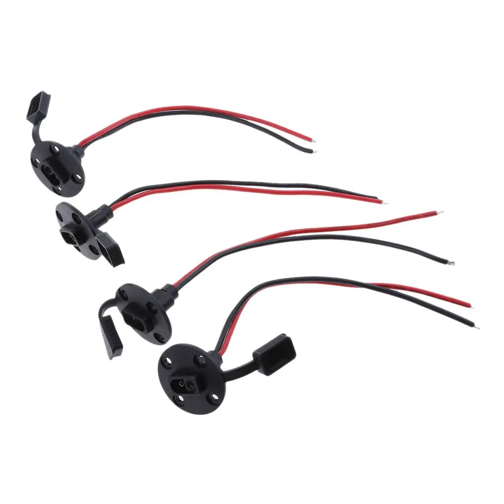 4 Pieces 16AWG Solar Weatherproof SAE Socket Sidewall Port, Quick Cable Connect Solar Panel Mount - 6-inch 150mm
4 Pieces 16AWG Solar Weatherproof SAE Socket Sidewall Port, Quick Cable Connect Solar Panel Mount - 6-inch 150mm