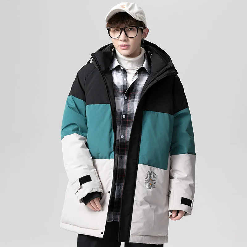 Autumn & Winter New Hooded Warm Down Jacket Plus Size Wild Loose Wild Thickening Mid-length Men Cotton Coat Free Tide Shipping
Autumn & Winter New Hooded Warm Down Jacket Plus Size Wild Loose Wild Thickening Mid-length Men Cotton Coat Free Tide Shipping