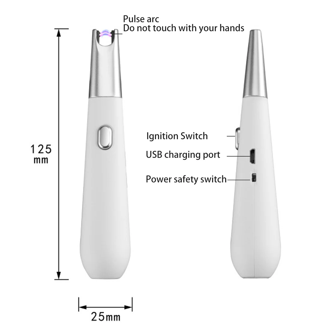 Charging Igniter Personalized Mini Single Arc USB Rechargeable Lighter Portable Windproof Cigarette Outdoor Survive Lighter
Charging Igniter Personalized Mini Single Arc USB Rechargeable Lighter Portable Windproof Cigarette Outdoor Survive Lighter