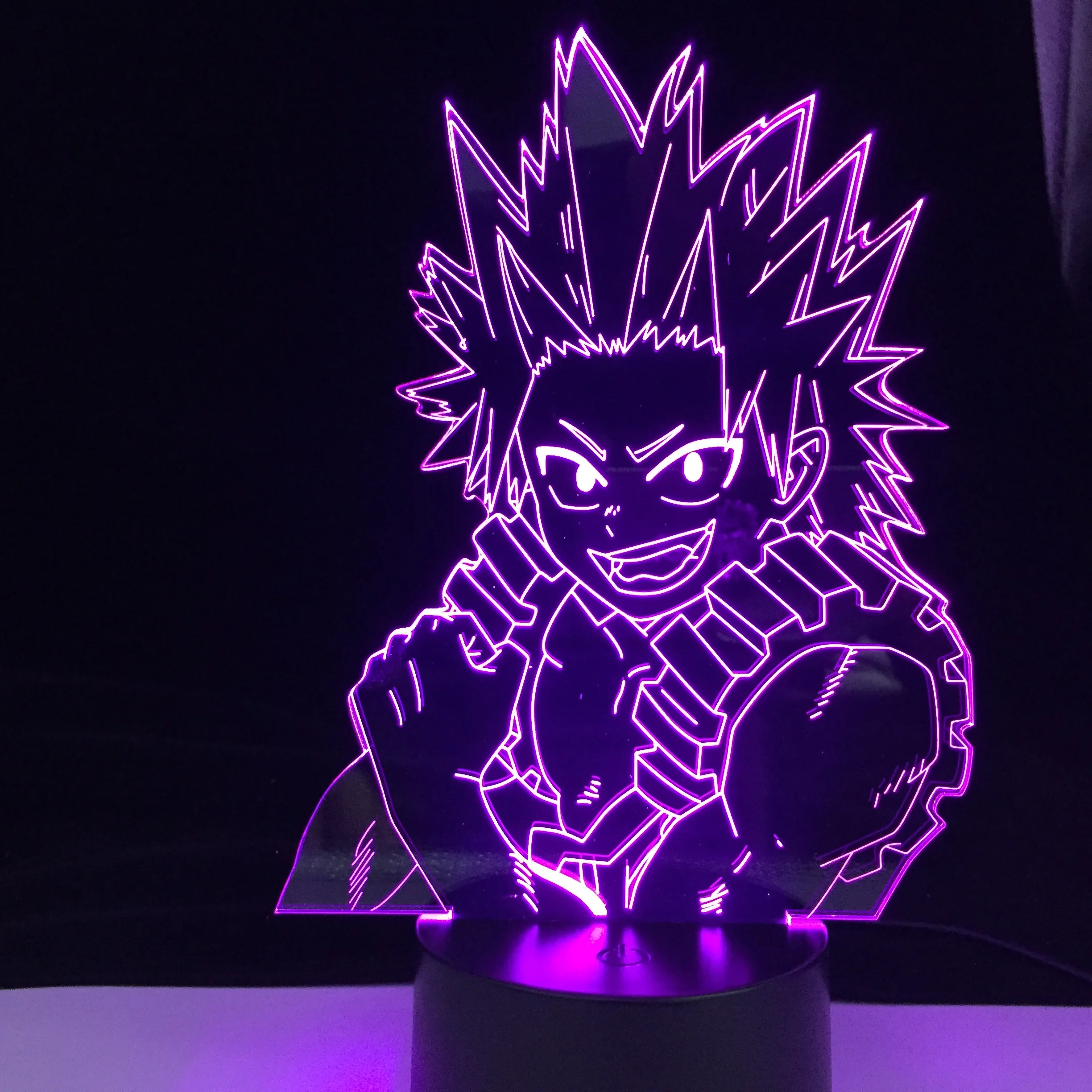 Kirishima Eijiro My Hero Academia ANIME Lights 3D Led Lamp Colorful Changing Nightlights Lampara For Home Decor New Year Gift
Kirishima Eijiro My Hero Academia ANIME Lights 3D Led Lamp Colorful Changing Nightlights Lampara For Home Decor New Year Gift