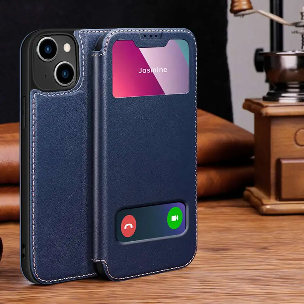Genuine Leather Case For Iphone 13 Pro Mini 13Pro Max Case Window View Coque For Iphone 13Mini Cases Cover Magnetic Phone Shell
Genuine Leather Case For Iphone 13 Pro Mini 13Pro Max Case Window View Coque For Iphone 13Mini Cases Cover Magnetic Phone Shell