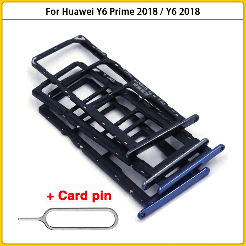 Новая SIM-карта для Huawei Y6 2018, Sim-карта Micro SIM, кардридер SD, держатель, Sim-лоток, адаптер для Huawei Y6 prime 2018
Новая SIM-карта для Huawei Y6 2018, Sim-карта Micro SIM, кардридер SD, держатель, Sim-лоток, адаптер для Huawei Y6 prime 2018
