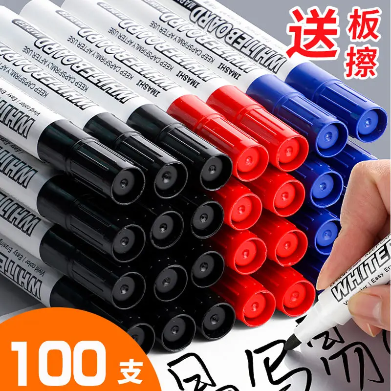 2022 10pcs Erasable Whiteboard Pen Non Toxic Red Blue Black Board Water-based Marking Thick Head Paintboard Office Teachers
2022 10pcs Erasable Whiteboard Pen Non Toxic Red Blue Black Board Water-based Marking Thick Head Paintboard Office Teachers