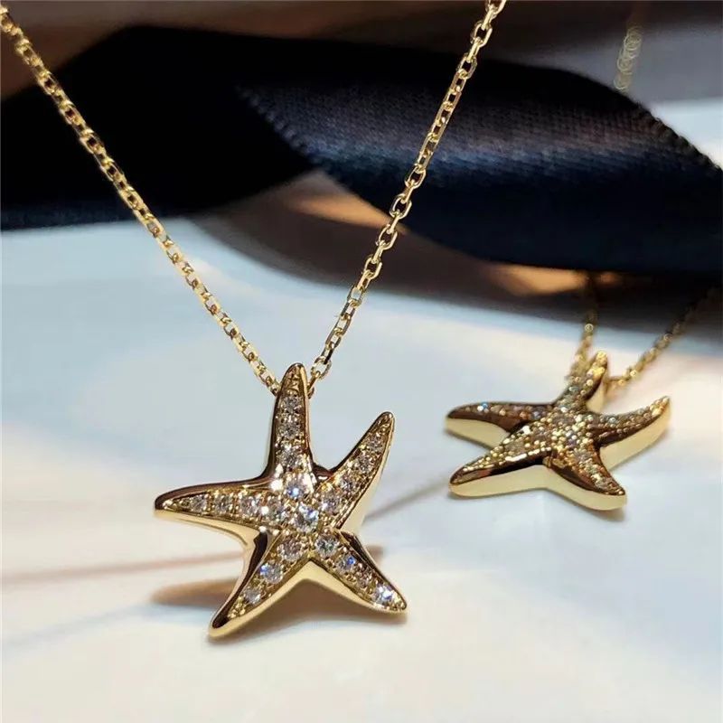Huitan Hot Gold Plated Star Necklace for Women Full Paved Shiny CZ Fashion Versatile Female Accessories Top Quality Neck Jewelry
Huitan Hot Gold Plated Star Necklace for Women Full Paved Shiny CZ Fashion Versatile Female Accessories Top Quality Neck Jewelry