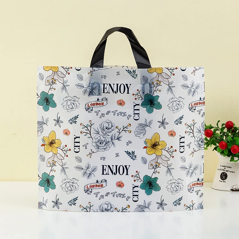 50pcs plastic bag clothing store bag high grade plastic gift bag women's hand carry rubber bag big package
50pcs plastic bag clothing store bag high grade plastic gift bag women's hand carry rubber bag big package