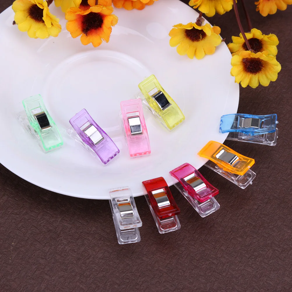 25pcs Colorful Sewing Craft Quilting Plastic Clips Clothes Clip Sewing Tools Household Knitting Clothing Accessaries
25pcs Colorful Sewing Craft Quilting Plastic Clips Clothes Clip Sewing Tools Household Knitting Clothing Accessaries
