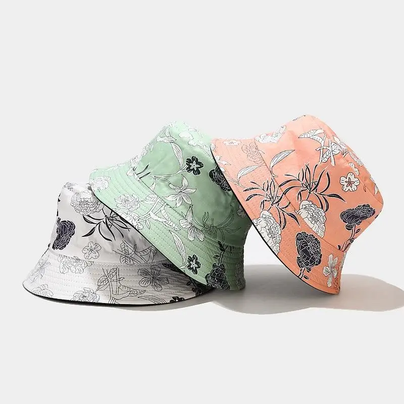 2021 Cotton Four Seasons Flower Print Bucket Hat Fisherman Hat Outdoor Travel Hat Sun Cap Hats for Women 113
2021 Cotton Four Seasons Flower Print Bucket Hat Fisherman Hat Outdoor Travel Hat Sun Cap Hats for Women 113