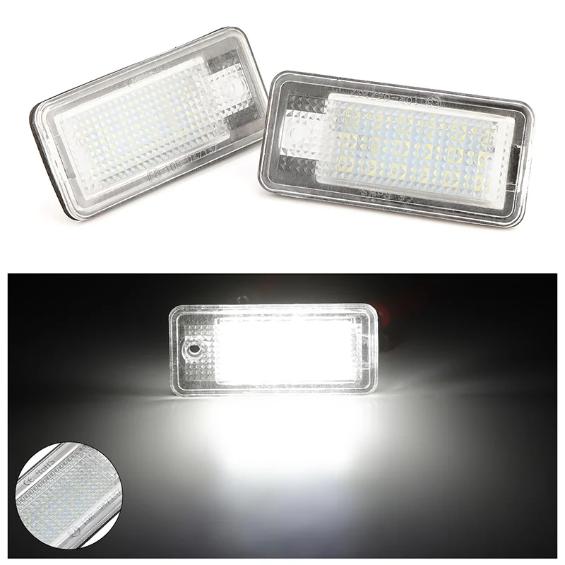 2Pcs License Plate Light For Audi A3 S3 A4 S4 B6 A6 S6 A8 S8 LED Light For Car License Number Plate Light Lamp Car Lights Hot
2Pcs License Plate Light For Audi A3 S3 A4 S4 B6 A6 S6 A8 S8 LED Light For Car License Number Plate Light Lamp Car Lights Hot