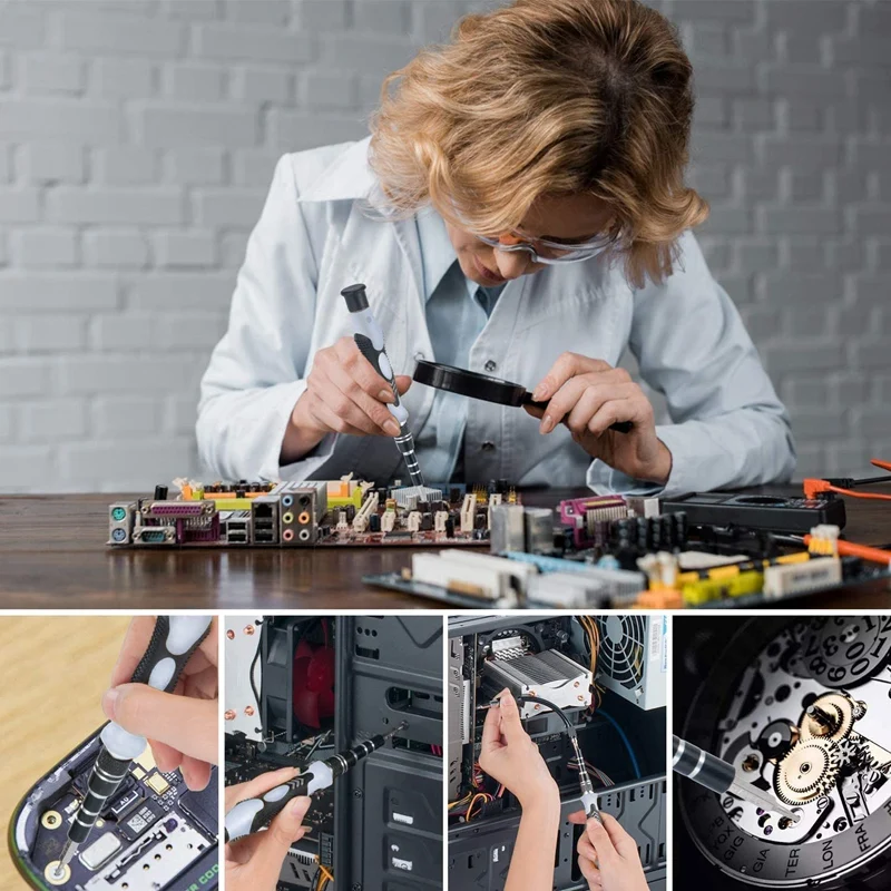 124 in 1 Precision Screwdriver Set Magnetic Mini Screwdriver Tools Sets Repair Tool Kit for Mobile Phone Computer
124 in 1 Precision Screwdriver Set Magnetic Mini Screwdriver Tools Sets Repair Tool Kit for Mobile Phone Computer