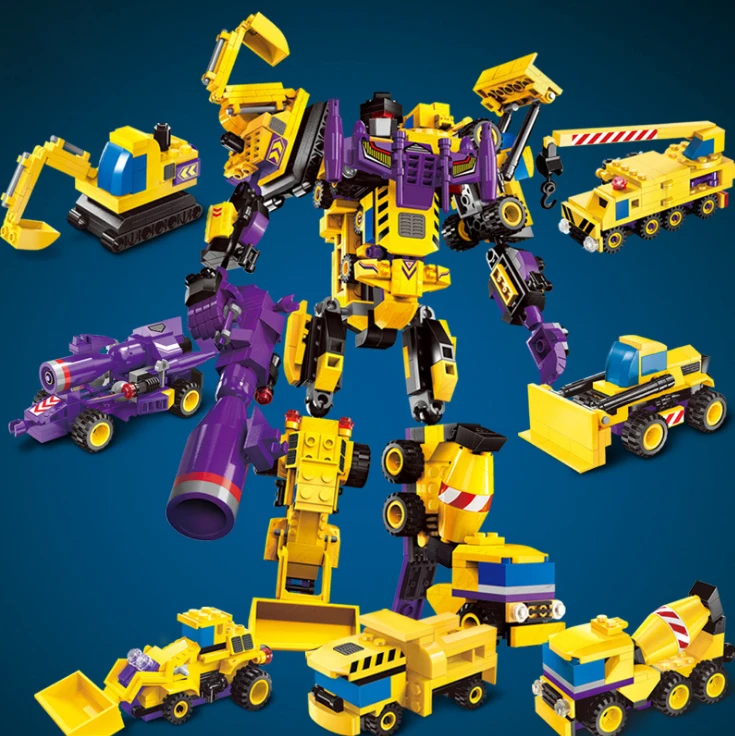 Enlighten 7 in 1 Creative Master Building Blocks Robot Model Stacking Sets Assembly Bricks Children Educational Toys Gift
Enlighten 7 in 1 Creative Master Building Blocks Robot Model Stacking Sets Assembly Bricks Children Educational Toys Gift