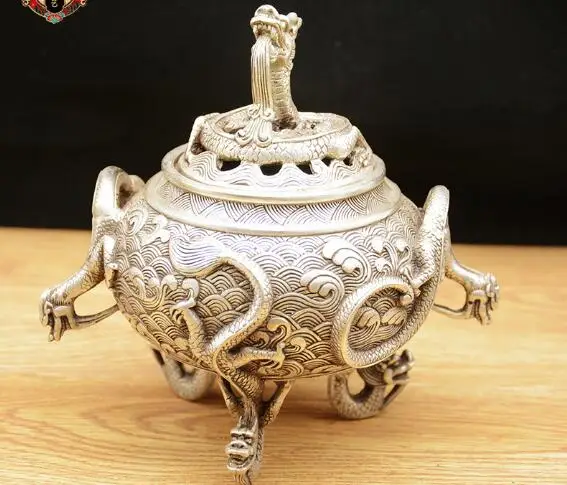 Редкий античный бронзовый дракон paktong благовония домашняя мебель ретро рукоделие
Редкий античный бронзовый дракон paktong благовония домашняя мебель ретро рукоделие