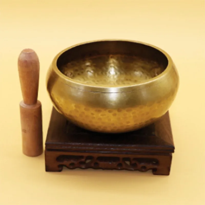 Yoga Instrument Singing Bowl Meditation Pure Copper Buddha Sound Bowl-Lin Pattern 9.5cm
Yoga Instrument Singing Bowl Meditation Pure Copper Buddha Sound Bowl-Lin Pattern 9.5cm