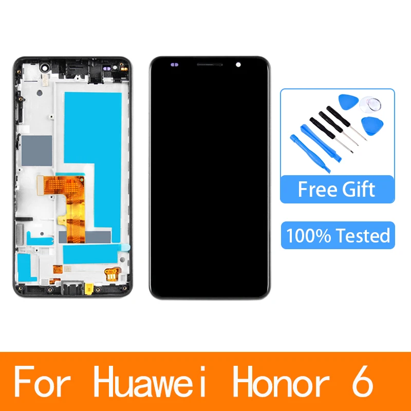 5.0”Original For Huawei Honor6 LCD Touch Screen Digitizer Assembly For Huawei Honor6 Display with Frame H60-L02 H60-L01 H60-L04
5.0”Original For Huawei Honor6 LCD Touch Screen Digitizer Assembly For Huawei Honor6 Display with Frame H60-L02 H60-L01 H60-L04