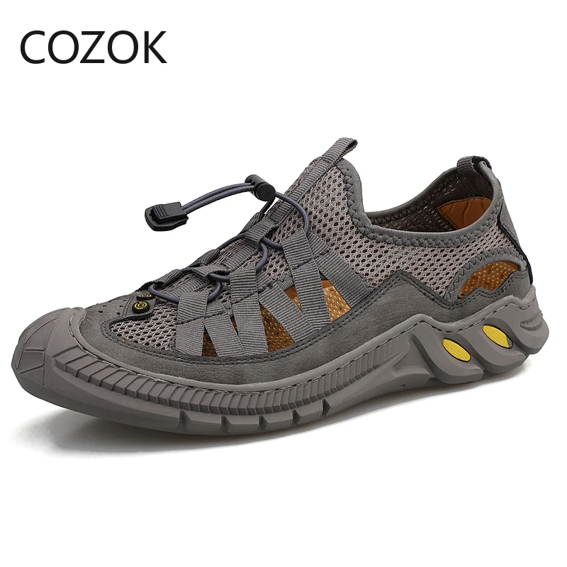 High Quality Men Sandals Summer Comfortable Soft Men's Shoes Outdoor Handmade Casual Beach Sandals Wading Sneakers Size 38-46
High Quality Men Sandals Summer Comfortable Soft Men's Shoes Outdoor Handmade Casual Beach Sandals Wading Sneakers Size 38-46