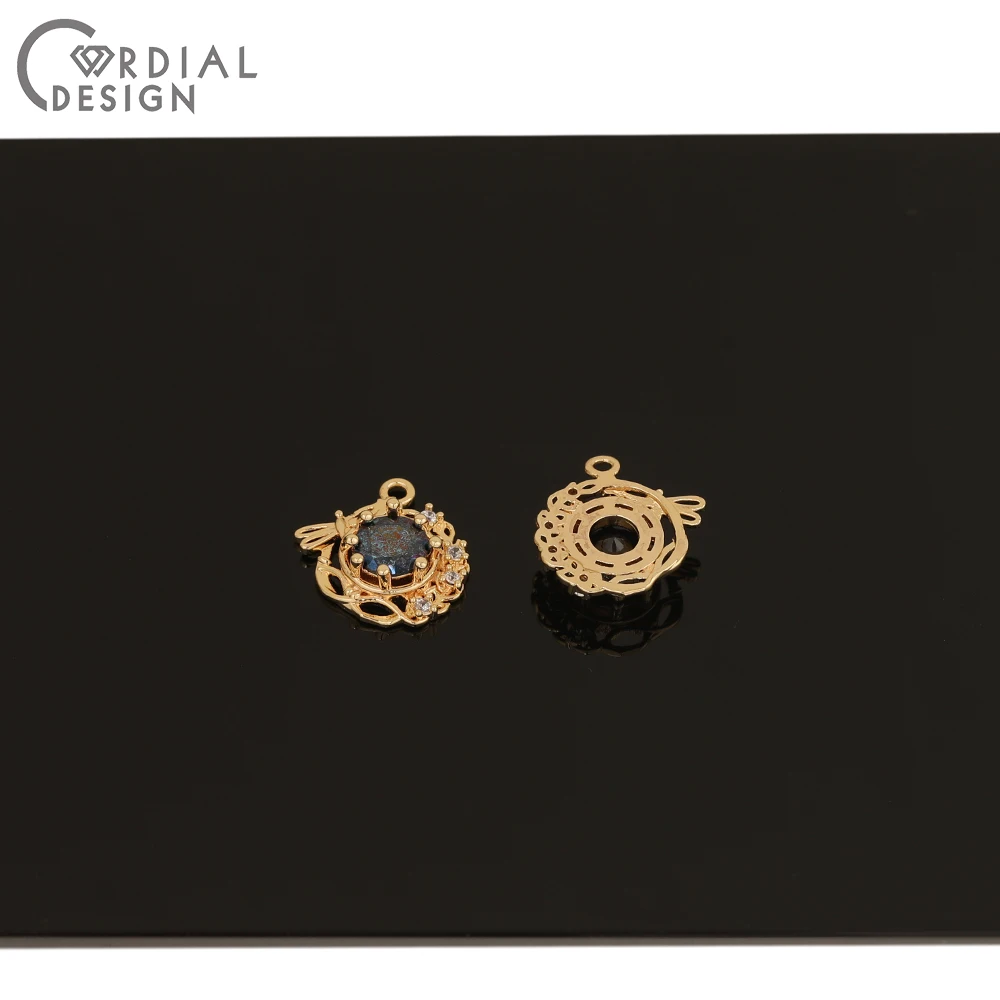 Cordial Design 20Pcs 12*14MM Jewelry Accessories/Pendant/Genuine Gold Plating/Flower Shape/Hand Made/CZ Charms/Earring Findings
Cordial Design 20Pcs 12*14MM Jewelry Accessories/Pendant/Genuine Gold Plating/Flower Shape/Hand Made/CZ Charms/Earring Findings