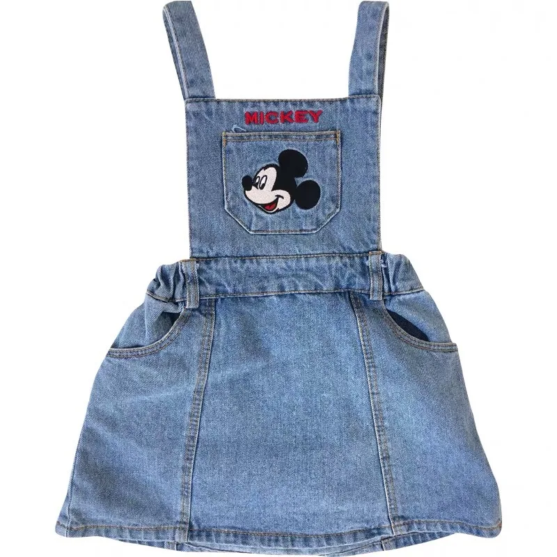 Disney summer new Mickey girl children's clothing soft and comfortable denim strap dress fashion cartoon denim
Disney summer new Mickey girl children's clothing soft and comfortable denim strap dress fashion cartoon denim