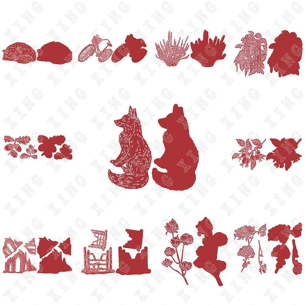 Flower Fox Bike Oak Seed Arrival New Metal Cutting Dies Scrapbook Diary Decoration Embossing Template Diy Greeting Card Handmade
Flower Fox Bike Oak Seed Arrival New Metal Cutting Dies Scrapbook Diary Decoration Embossing Template Diy Greeting Card Handmade